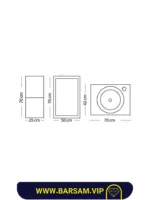 ست کابین روشویی مدل ویستا کد 1014