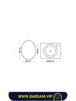 ست کابین روشویی مدل دنا کد 1019