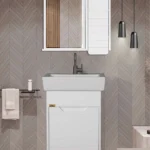 ست کابین روشویی مدل آتیلا دیواری کد 1020