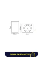 ست کابین روشویی مدل آندره کد 1021