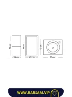 ست کابین روشویی مدل آیهان کد 1033