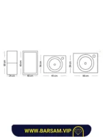 ست کابین روشویی مدل آستر کد 1037