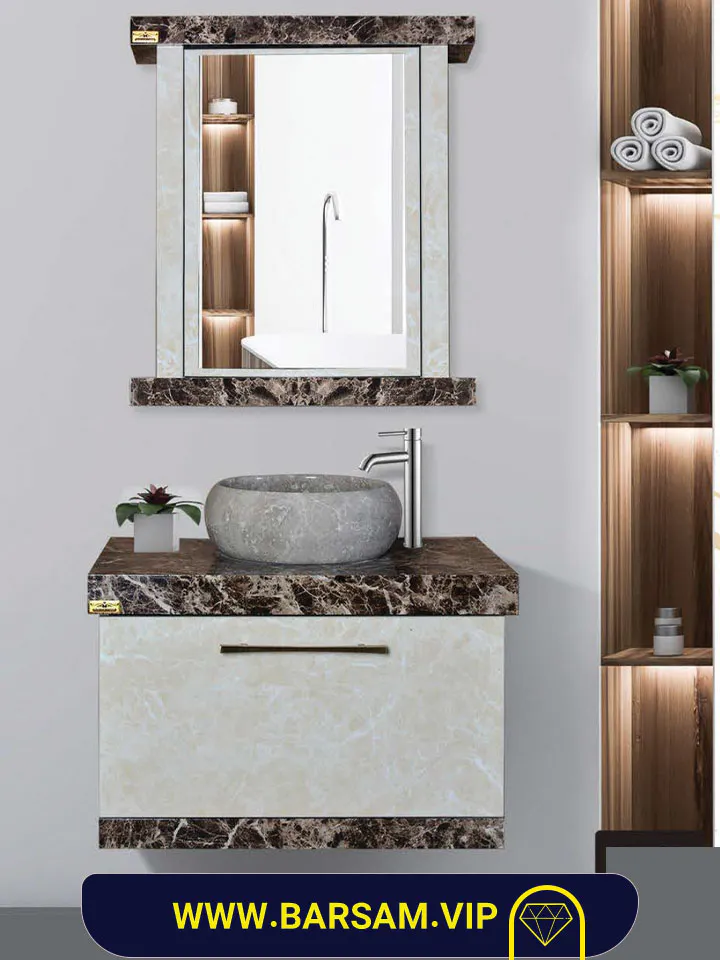 1040 ست کابین روشویی مدل مانلی کد 1040