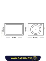 ست کابین روشویی مدل سپهر کد 1048 - Image 2