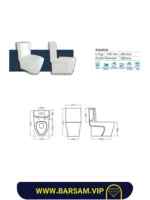 توالت فرنگی پلاتوس (گلسار) - Image 3