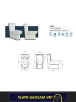 توالت فرنگی کلین (گلسار) - Image 3