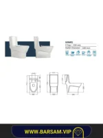 توالت فرنگی سونات (گلسار) - Image 3