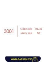 ست کابین روشویی مدل اپن کد 3001 - Image 2