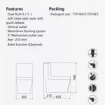 توالت فرنگی آرتا (چینی کرد)