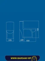 توالت فرنگی آدنیس (چینی کرد) کد 1094