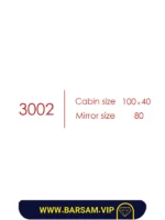 ست کابین روشویی مدل اپن کد 3002 - Image 2